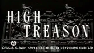 High Treason (1951) 📽Classic British Spy Thriller Movie📽 Liam Redmond, André Morell,