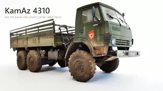 ICM KamAz 4310 1/35 Масштаб советского шестицилиндрового грузовика