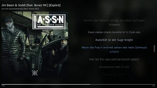 AK Ausserkontrolle - Jim Beam & Voddi [feat. Bonez MC] | Lyrics