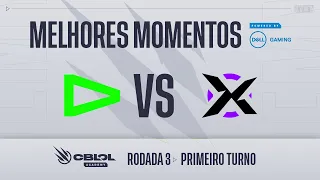 CBLOL Academy 2021: 1ª Etapa - Fase de Pontos | Melhores Momentos (LLL) x (VRX) (1º Turno)