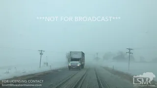 03-13-19 Mead, CO - Bomb Blizzard on I-25 and  Hurricane Force Winds