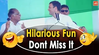 Hilarious Fun in Rahul Gandhi Latest Speech | PJ Kurien | Congress Public Meeting Kerala | YOYO TV