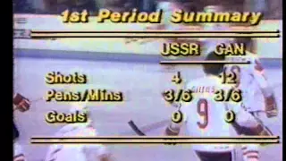 Canada Cup 81, Final Game Canada Vs USSR