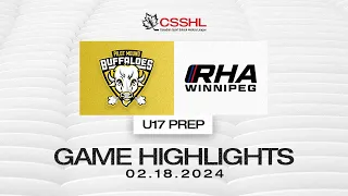 Pilot Mound Hockey Academy vs RHA Winnipeg U17 Prep 02/18 | CSSHL Highlights