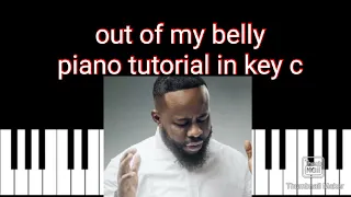 Out of my belly| piano breakdown/Key C/worship keyboard progression lesson