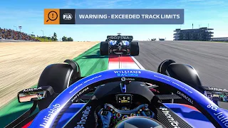 Trying to SURVIVE 32 laps without getting a WARNING