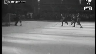 SWITZERLAND: Canada wins world ice hockey championship (1939)