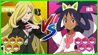 Pokemon Battle Pedia: Cynthia Vs Iris