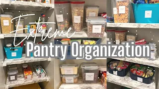 NEW EXTREME PANTRY ORGANIZATION | PANTRY MAKEOVER
