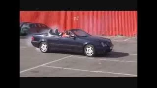 Mercedes CLK W208 320 convertible burnout