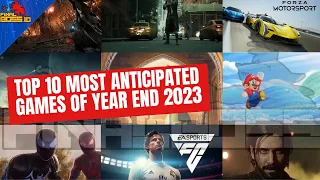 The 10 Most Anticipated Games of Year-end 2023 : All the Releases You Can’t Afford to Miss!