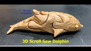 3D SCROLL SAW DOLPHIN PUZZLE