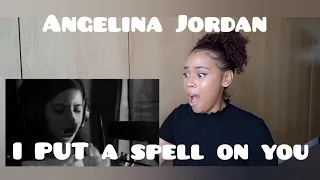 FIRST TIME REACTION - ANGELINA JORDAN - I PUT A SPELL ON YOU!! SHE'S ONLY 7 YEARS OLD WOW!!! 😲