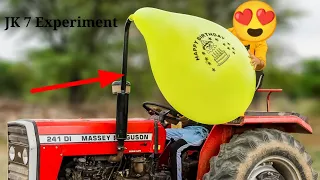 Monster Balloon Vs Tractor Experiment