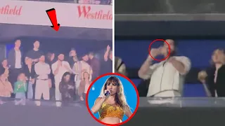 Travis Kelce Makes Heart Sign For Taylor During Her Eras Tour Performance | Travis Lovely Moments