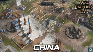 China | Age Of Empires 4 | 3v3 Vs Ai, Raw Gameplay, 2021