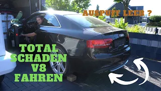 TOTALSCHADEN AUDI S5 V8 bekommt ersten Motorstart und Soundcheck ( REBUILD PART 3)