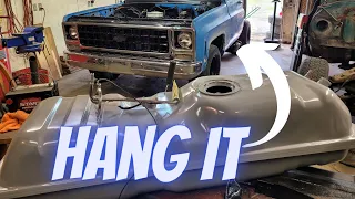 How to Easily Remove & Install a Gas Tank - Square Body Chevy C10 Build