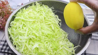 Cabbage with potatoes tastes better than meat! Easy and delicious dinner or breakfast