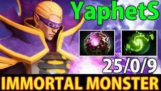 YaphetS Invoker- Dota 2: Immortal Monster @ 25/0/9 [Refresher Orb]