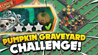 Easily 3 Star the Pumpkin Graveyard Challenge (Clash of Clans)