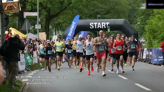 41. Rhein Ruhr Marathon Duisburg 05.05.2024 Marathonlauf Start