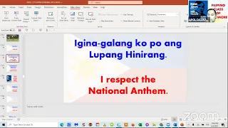 FILIPINO CLASS 2020-2021 LUPANG HINIRANG JOEY AYALA