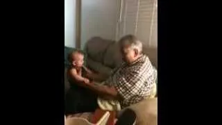 Baby laughing hysterically at only 4 months old