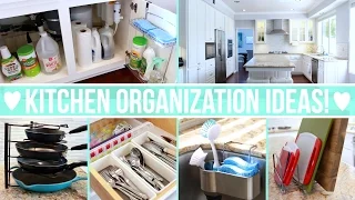 Kitchen Organization Ideas!