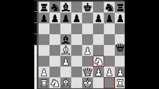 CENTER GAMBIT:VON DER LASA GAMBIT TRAPED THE PIECE