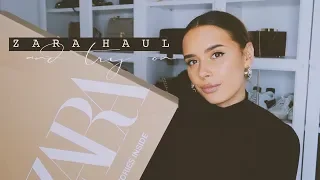 ZARA UNBOXING HAUL + TRY ON | Hello October