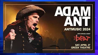 ADAM ANT "ANTMUSIC 2024 TOUR" at The Greek Theater in Los Angeles.