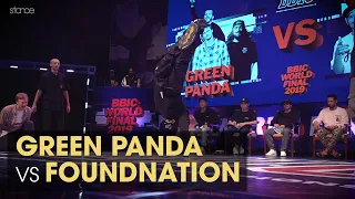 GREEN PANDA vs FOUNDNATION - top 8 // .stance @ BBIC 2019