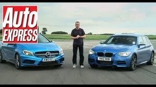 BMW M135i vs Mercedes A45 AMG review - Auto Express