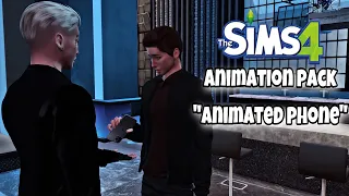 Animation pack Sims 4(Animated phone)/(DOWNLOAD)