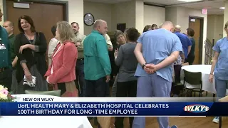 Mary Elizabeth Hospital celebrates 100th birthday of long-time employee