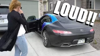 LOUDEST AMG GTS Of ALL-TIME BABY! (DOWNPIPES INSTALLED!)