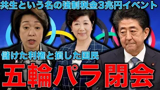 五輪パラリンピック閉会。共生社会を謳う五輪の本質は3兆円税金強制徴収イベント。儲けた利権と損した国民。この構図は札幌五輪と大阪万博へ繋がる。元博報堂作家本間龍さんと一月万冊清水有高。