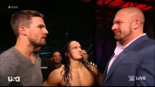 Stephen Amell - WWE RAW