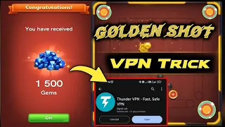 Golden Shot VPN Trick 🎯Carrom Pool 1500 Gemes 🔥