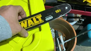 Upgrading 12 inch Dewalt 20v  chainsaw to a 16 inch