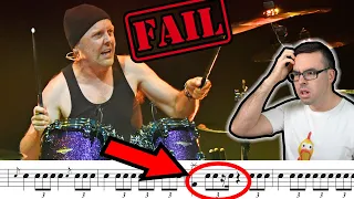 Lars Ulrich Drum Fails: I ANALYZE and FIX them all