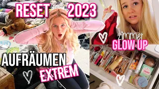 RESET 2023  Zimmer Glow up Teil1 😳 Aufräumen & Ausmisten @MavieNoelle