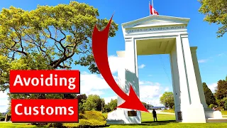 What Happens? Walk Thru The PEACE ARCH USA Canada Border