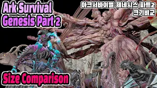 Ark Survival Genesis Part2 : Dinosaur Size Comparison (아크서바이벌 제네시스 파트2 공룡 크기비교)