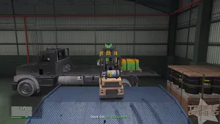 GTA Online Acid Lab Setup How to use forklift to pick up the lab equipment