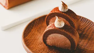 Chocolate Swiss Roll Cake Recipe｜Ohyoo Cooking