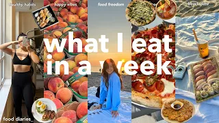 a realistic week of eats | how I found my happy again✨ | food struggles, healthy habits + healing