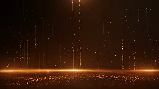 Shimmering Gold Particle Background - Golden Dust Animation - Sparkling Dust - Screensaver - Footage