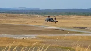 AH-64D Apache firing at Grafenwoehr